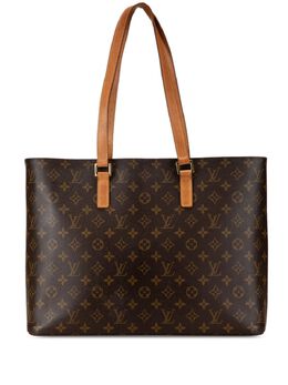 Louis Vuitton Pre-Owned: Коричневая сумка-шоппер 