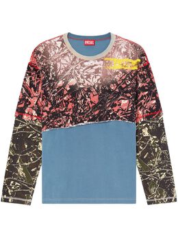 Diesel: Многоцветная футболка 