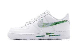 Nike: Зелёные кроссовки  Air Force 1