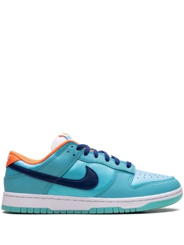 Nike: Синие кроссовки  Dunk Low