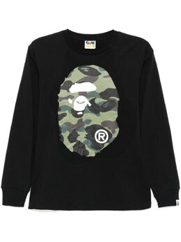 A BATHING APE®: Чёрная футболка 