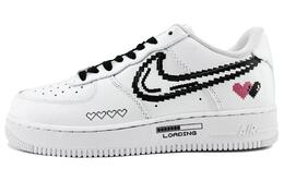 Nike: Чёрные кроссовки  Air Force 1