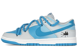 Nike: Голубые кроссовки  Dunk Low
