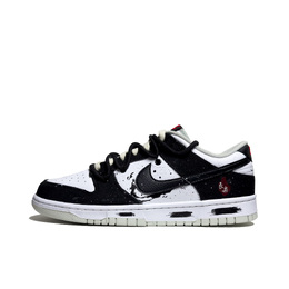Nike: Чёрные кроссовки  Dunk Low