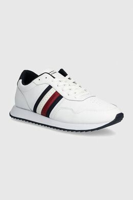 Tommy Hilfiger: Белые кроссовки  Runner