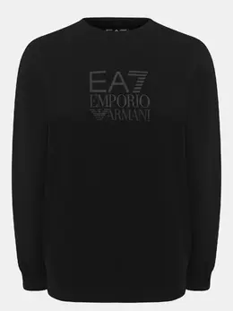 EA7 Emporio Armani: Чёрный свитшот 