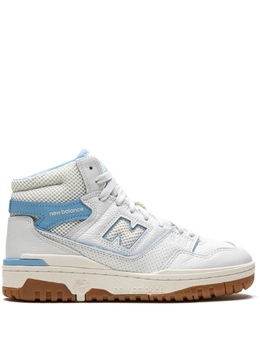 New Balance: Голубые кроссовки 