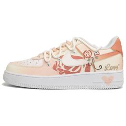 Nike: Розовые кроссовки  Air Force 1