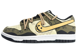 Nike: Зелёные кроссовки  Dunk Low