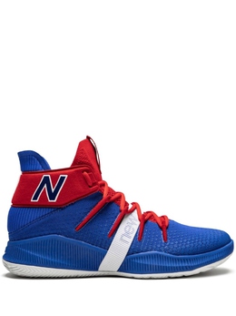 New Balance: Синие кроссовки 