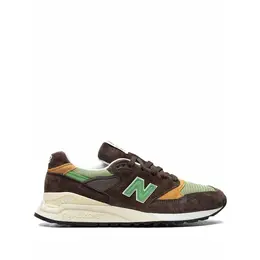 New Balance: Коричневые кроссовки 