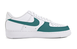 Nike: Зелёные кроссовки  Air Force 1