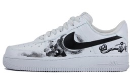 Nike: Чёрные кроссовки  Air Force 1