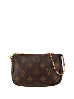 Louis Vuitton Pre-Owned: Коричневая сумка 