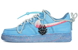 Nike: Голубые кроссовки  Air Force 1 Low