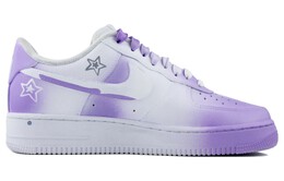 Nike: Фиолетовые кроссовки  Air Force 1