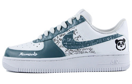 Nike: Зелёные кроссовки  Air Force 1