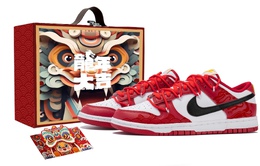 Nike: Чёрные кроссовки  Dunk