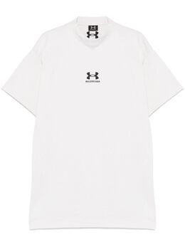 Balenciaga: Белая футболка 