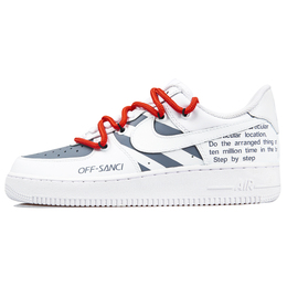 Nike: Серые кроссовки  Air Force 1