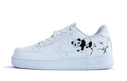 Nike: Чёрные кроссовки  Air Force 1