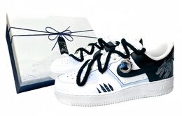 Nike: Белые кроссовки  Air Force 1