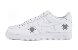 Nike: Серые кроссовки  Air Force 1