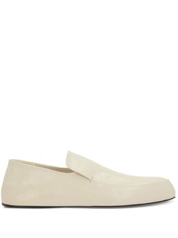 Jil Sander: Белые лоферы 