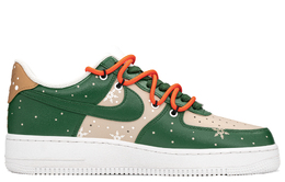 Nike: Оранжевые кроссовки  Air Force 1