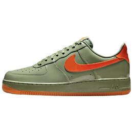 Nike: Зелёные кроссовки  Air Force 1