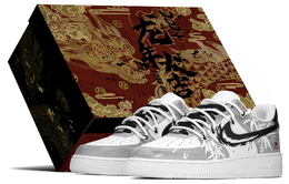 Nike: Чёрные кроссовки  Air Force 1