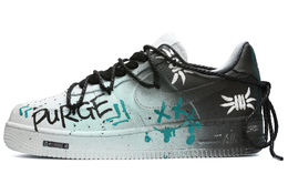 Nike: Чёрные кроссовки  Air Force 1