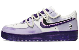 Nike: Фиолетовые кроссовки  Air Force 1