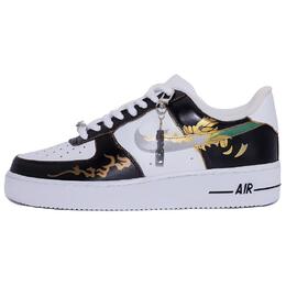 Nike: Чёрные кроссовки  Air Force 1