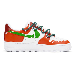 Nike: Красные кроссовки  Air Force 1