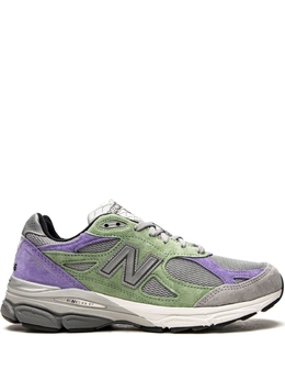 New Balance: Фиолетовые кроссовки  990