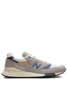 New Balance: Синие кроссовки 
