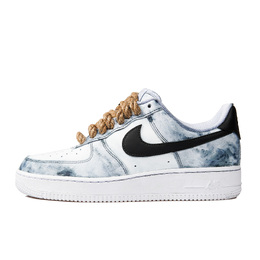 Nike: Чёрные кроссовки  Air Force 1