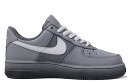 Nike: Серебристые кроссовки  Air Force 1