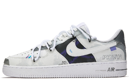 Nike: Зелёные кроссовки  Air Force 1