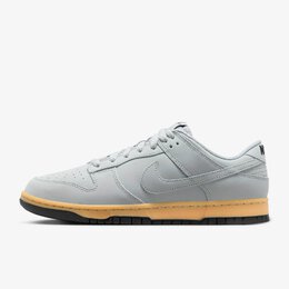 Nike: Серые кроссовки  Dunk Low Retro