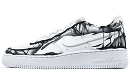 Nike: Чёрные кроссовки  Air Force 1