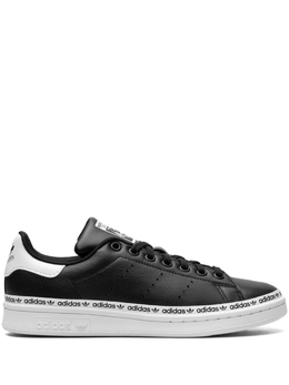 Adidas: Чёрные кроссовки  Stan Smith