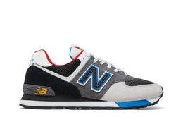 New Balance: Чёрные кроссовки  574