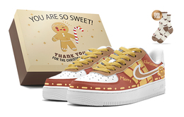 Nike: Красные кроссовки  Air Force 1