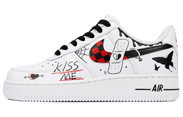 Nike: Чёрные кроссовки  Air Force 1