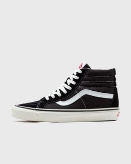 Vans: Чёрные кроссовки  Anaheim Factory Sk8-Hi