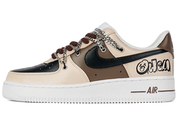 Nike: Чёрные кроссовки  Air Force 1