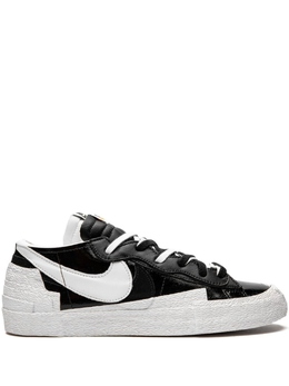 Nike: Чёрные кеды  Blazer Low