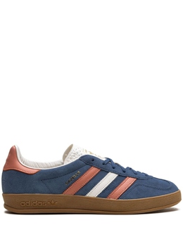 Adidas: Синие кроссовки  Gazelle Indoor